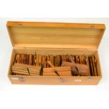 Twenty Four Beech Moulding Planes, in a wooden box