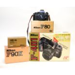 Nikon F401 Camera Body and Nikkor f3.3-4.5, 35-70mm lens (both in original boxes in F401 Autofocus