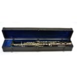 Couesnon Soprano Saxophone nickel plated, with Selmer S80 C* mouthpiece and Selmer ligature, in