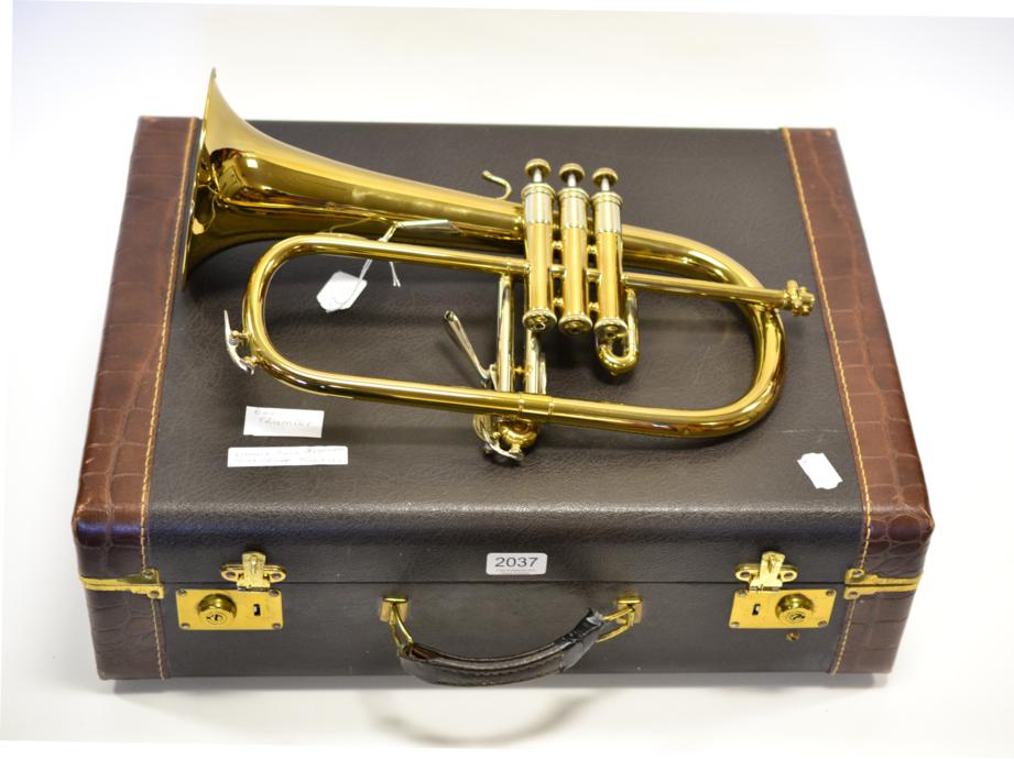 Vincent Bach Stradivarius Flugal Horn Model 183 in lacquer, with two mouthpieces Vincent Bach