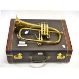 Vincent Bach Stradivarius Flugal Horn Model 183 in lacquer, with two mouthpieces Vincent Bach