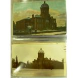 Middlesbrough. The Cenotaph and the Dorman Museum. A collection of fifty nine cards. Coloured, black