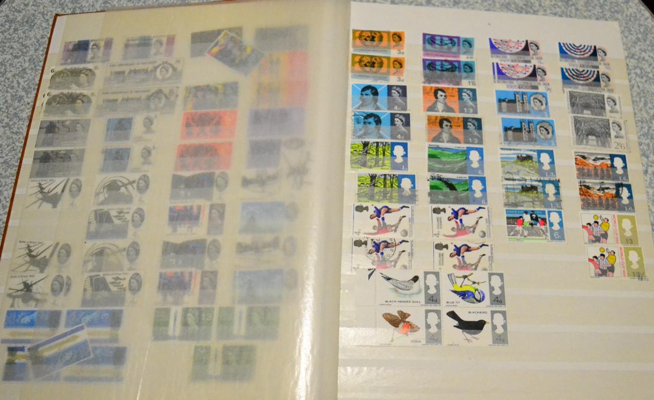 Three Boxes containing, albums, stockbooks, binders, tins etc. Includes Great Britain FDC's, and