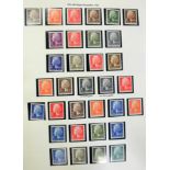 Denmark. A binder housing a neat, mint 1974 to 1997 collection. A further binder housing a used 1854