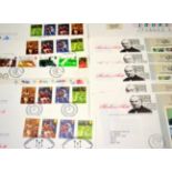 Great Britain. A quantity of FDC's (including some definitive's) from the late 1960's to the late