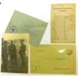 Germany. A large blue Safe album, housing a collection of approximately two hundred World War II