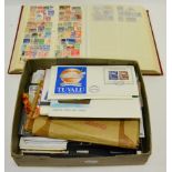 All World in Albums, Stockbooks etc. Worldwide commercial post, and world stamps on and off paper.