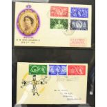 Great Britain. An 1840 to 1967 FDC and Commemorative collection. Noted 1946 Victory, 1949 UPU,
