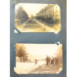 An Album housing real photographic cards from Thornton le Beans, Bridhouse, Kirkhammerton, Motor