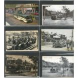 Blackpool. A collection of thirty four tram cards. Majority vintage with some scarce real