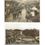 Stokesley. Six cards depicting The Show and Fair 1905, 1913 and later