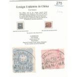 China. German P.Os. A 1886 to 1919 mint and used collection well presented on loose album pages.