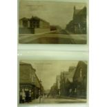 Middlesbrough - South Bank. A small pocket size album housing twenty one different postcards. All