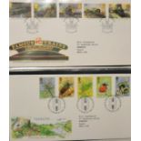 Great Britain. A collection of FDC's in nine albums. From 1937 Coronation Stamp Centenary to the