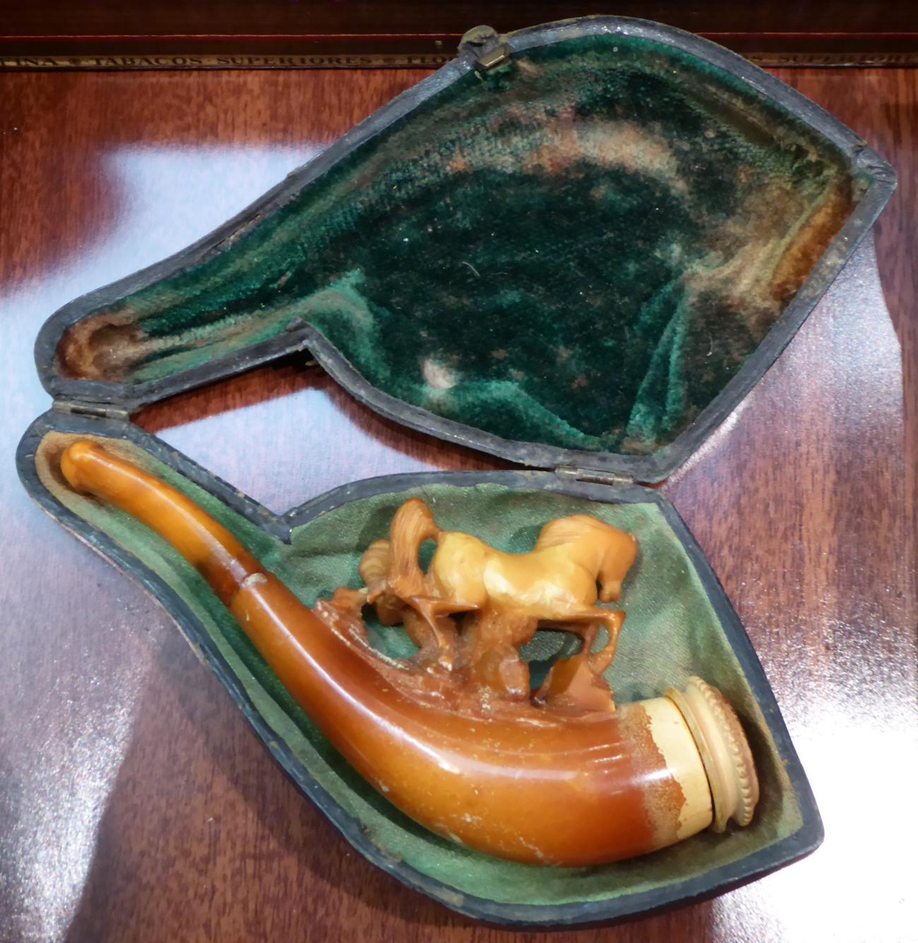 Collection of cased pipes and assorted smoking related items - Image 2 of 8