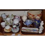 Various cups and saucers and others