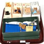 Sixteen bears including twelve boxed Hermann Teddy Minituren, three boxed Deb Canham Art Design