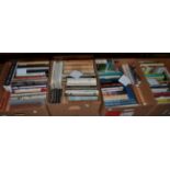Eight boxes of books mostly relating to secular architecture, archeology and the built
