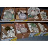 A large quantity of 19th century and later ceramics including Mason's (9 boxes)