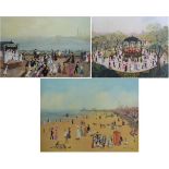 After Helen Layfield Bradley MBE (1900-1979) ''Blackpool Sands'' Signed in pencil, with the Fine Art