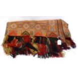 Paisley Woven Silk Shawl, 180cm by 180cm Slight wear