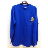 George Best Signed Replica Manchester United European Cup Final 1968 Shirt blue; with Prestige