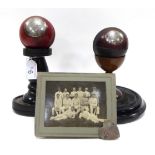 Cleveland & Tees-Side Cricket Association 1912 Bowling Prize won by C J Barnes, consisting of a