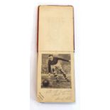 An Autograph Book Containing Signatures of Footballers from the 1930's, nicely presented with