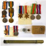 Two First World War Pairs, each comprising British War Medal and Victory Medal, awarded to 27296