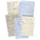 The Crimea War, Heavy Brigade - Captain Samuel Toosey Williams, a Collection of Five Hand Written