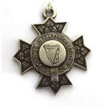 A United Irish League of Great Britain Silver Medallion, the reverse engraved ''Presented by the