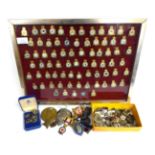 A Quantity of Militaria, including an historic medal by G de Vreese depicting King Leopold I of