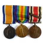 A First World War Trio, awarded to 111252. 1.A.M. R.C. HOLLAND. R.A.F., comprising British War