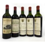 Chateau Mouton de Armailhacq Philippe de Rothschild 1947 (x3); Chateau Lascombes 1953, Margaux;