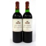 Chateau Latour 'Les Forts de Latour' 1978, Pauillac (x2) (two bottles) U: top shoulder