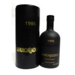 Bruichladdich Blacker Still 1986 First Edition 20 Year Old, distilled 1986 bottled 2006, 1369/