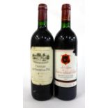 Chateau les Ormes de Pez 1995, St Estephe; Reserve de Kangoa et Leoville Barton 1985, St Julien (two