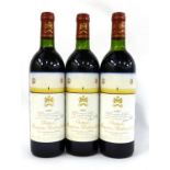 Chateau Mouton Rothschild 1983, Pauillac (x 3) (three bottles)