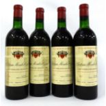 Chateau Monlot Capet 1967, St Emilion Grand Cru (x4) (four bottles)