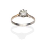 An 18 Carat White Gold Diamond Solitaire Ring, the round brilliant cut diamond in a white eight claw