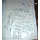 Collection of sixteen signed hand-written letters from Robert Graves (1895-1985) dating from 1958-