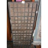 Old printer typesetting tray