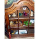 Four Art Deco green bakelite serviette rings, assorted china ashtrays, Wedgwood glass whale & bird