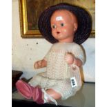 Schoebel & Becker celluloid doll