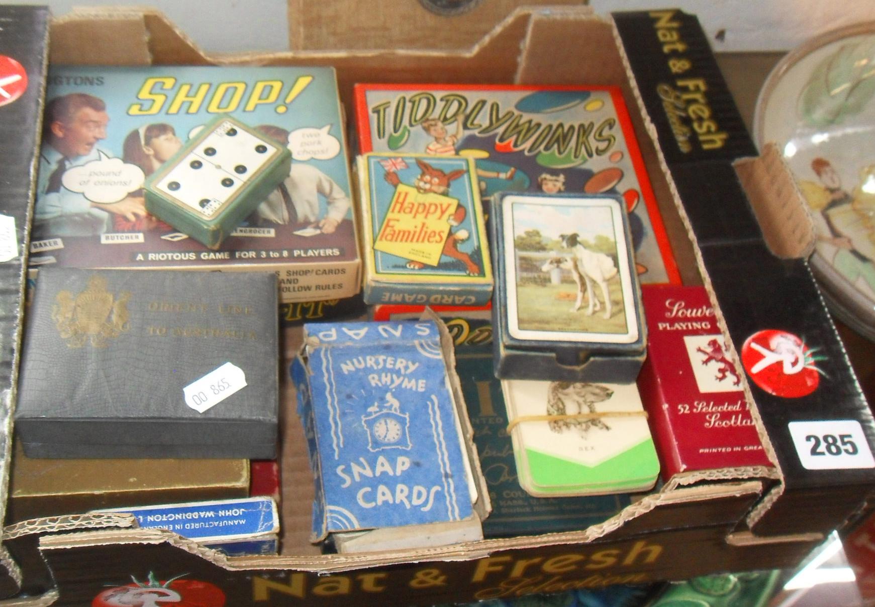 Various vintage card games and others