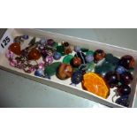 Collection of agates, hardstones, & earrings