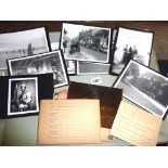 10 assorted glass negatives including portrait of a soldier in the 19th Hants Volunteers, boat