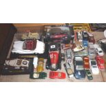 Assorted large & small diecast vehicles (some Corgi)