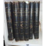 Six volume set of "South Africa and the Transvaal War" by Louis Creswicke 1900