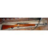 Marathon side lever action air rifle in original box